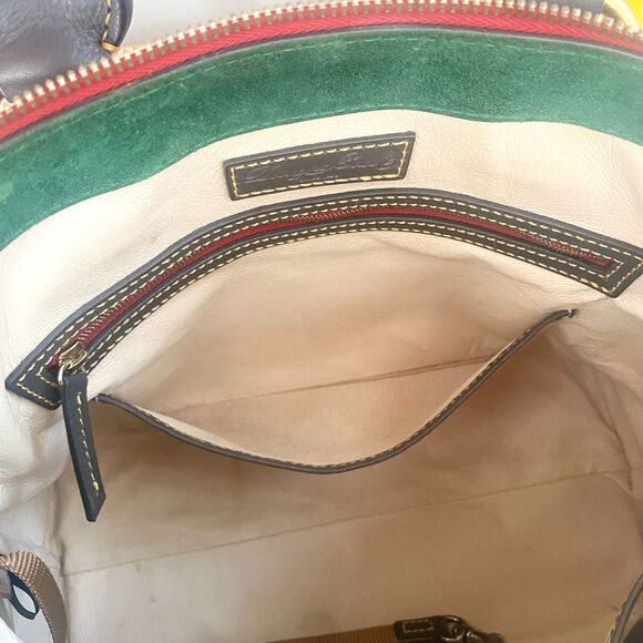 Dooney & Bourke Brown Satchel - Picture 10 of 15